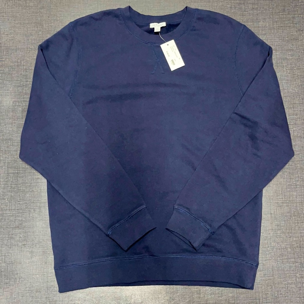 NWT SUNSPEL ENGLAND NAVY BLUE SWEATSHIRT